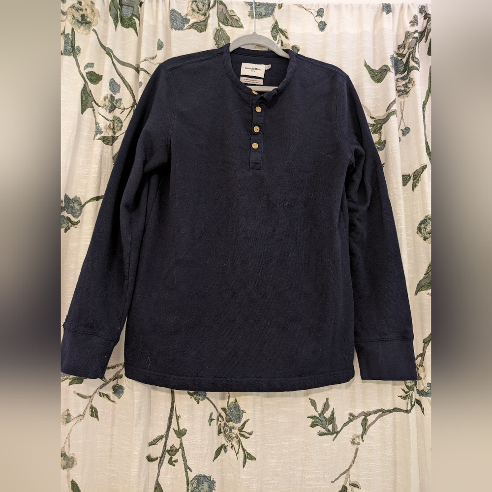 Blue goodfellow & co Henley medium